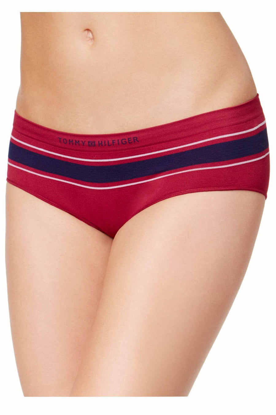 Tommy Hilfiger Red-Plum Seamless Hipster