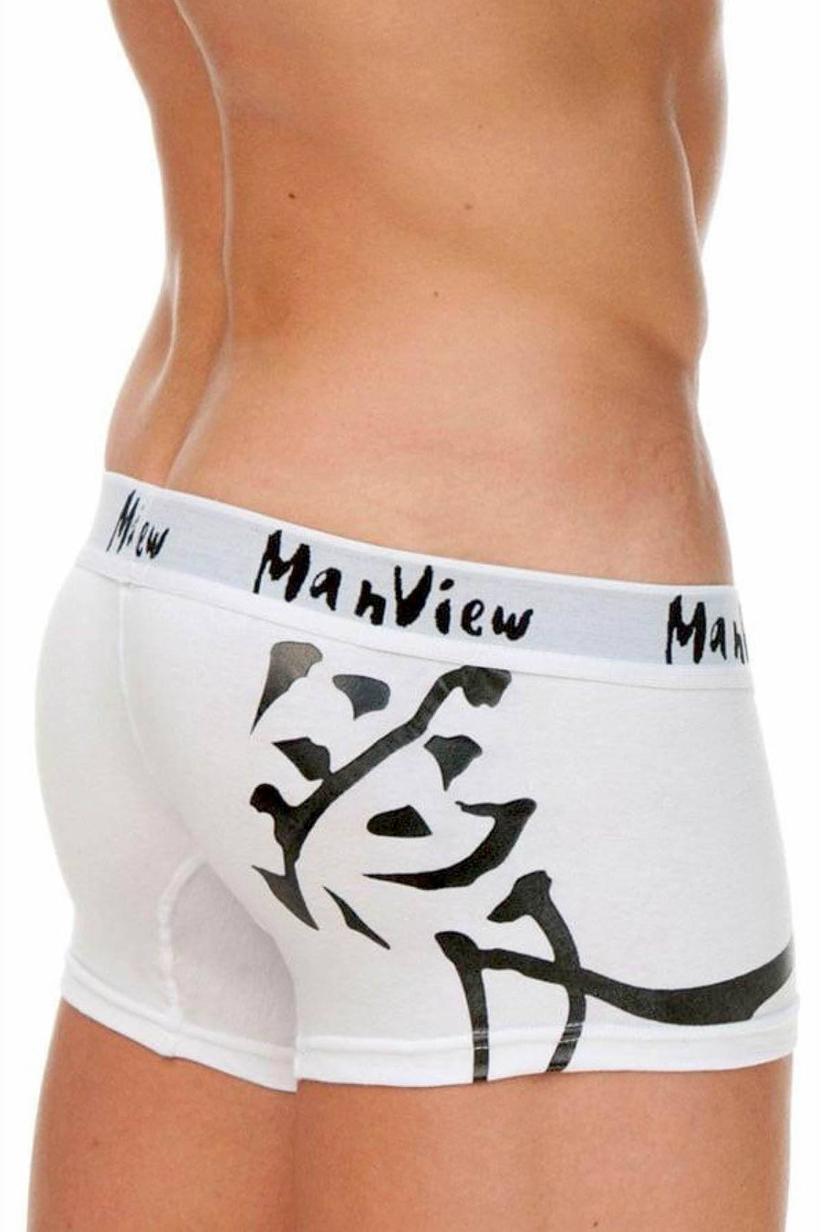 Manview White Groove Trunk