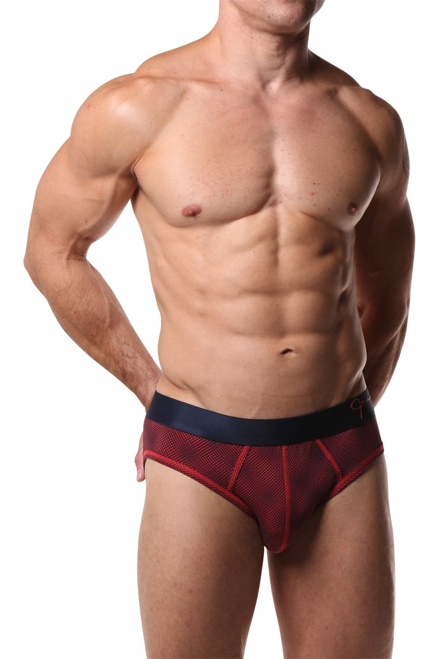 Jam Orange Print Brief