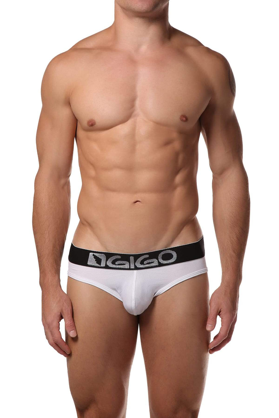 Gigo White Energy Jock Brief