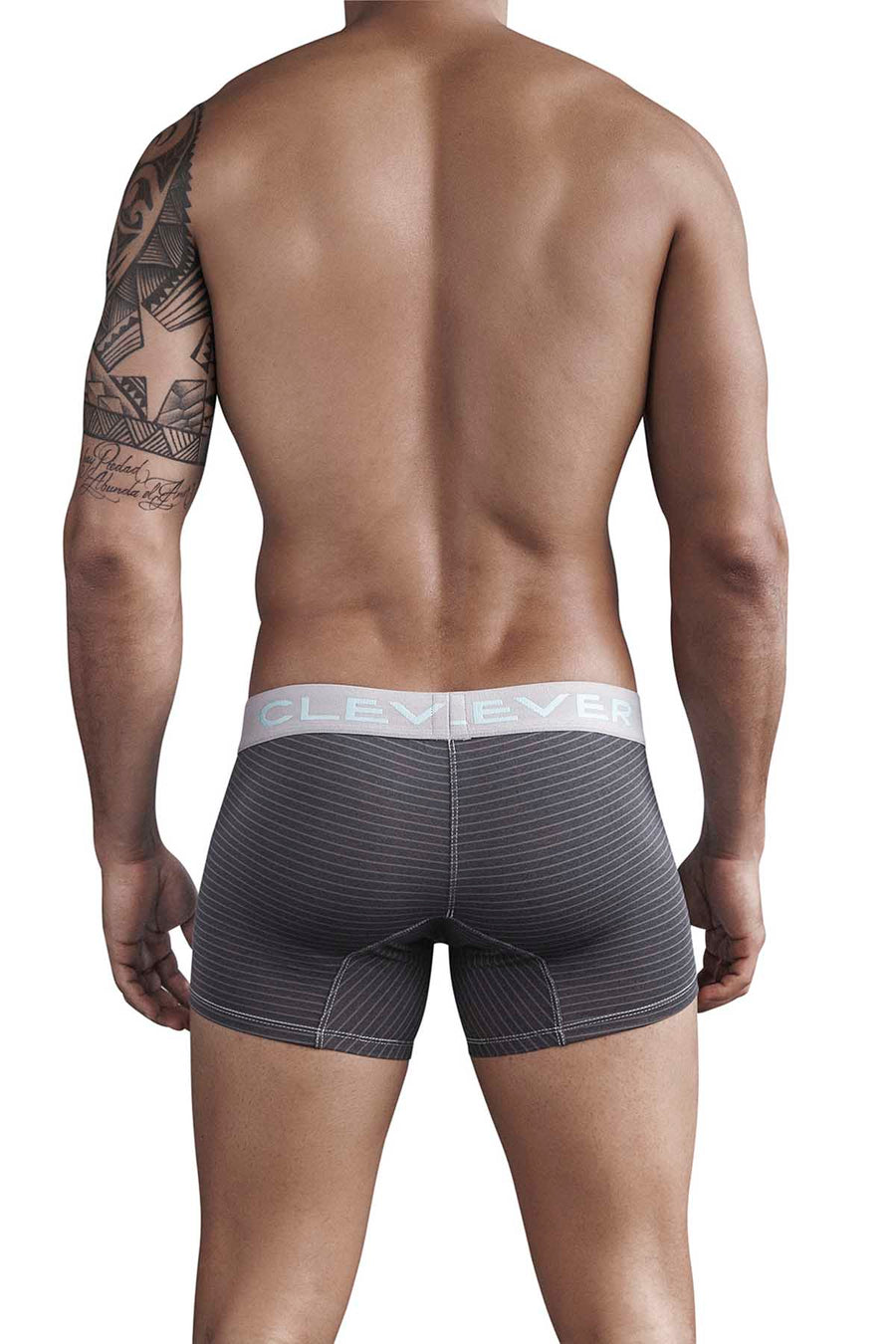 Clever Black One Human Race Boxer