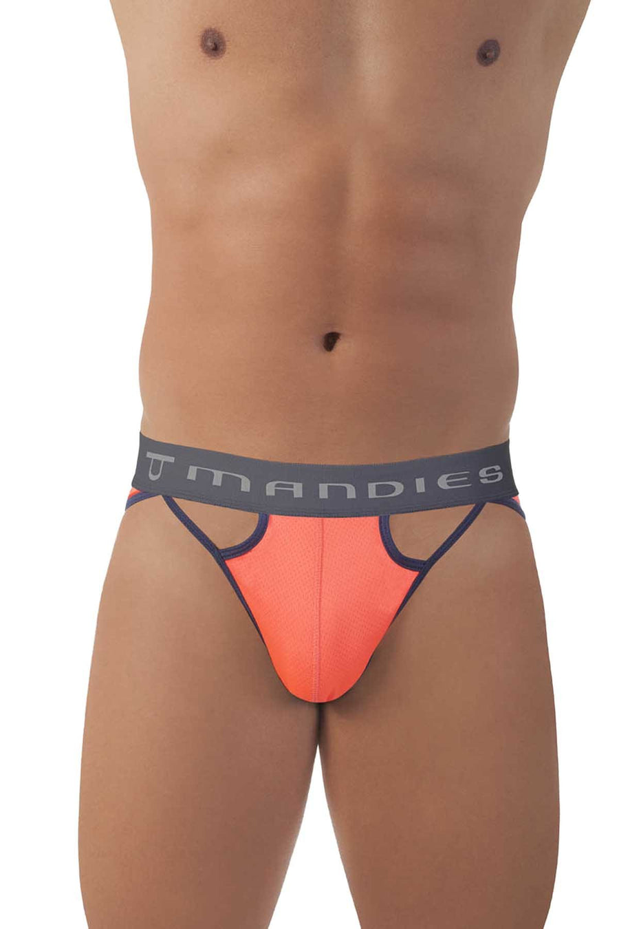 Mandies Neon-Orange/Navy Casino Brief
