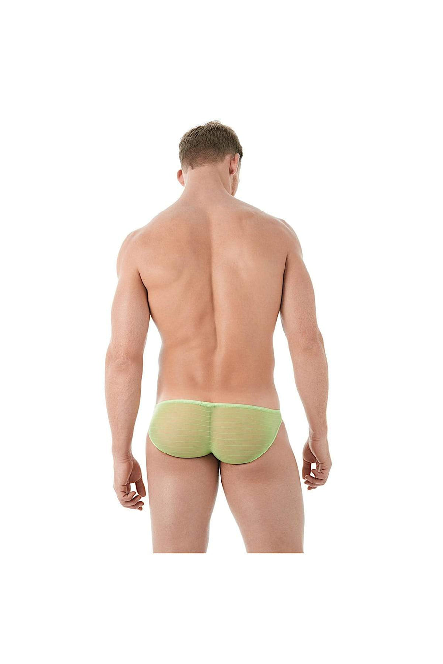 Gregg Homme Lime Mesh Suspender C-Ring Brief