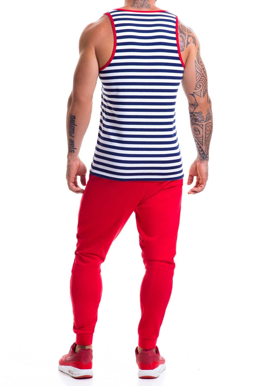 Jor Navy Stripe Tank Top