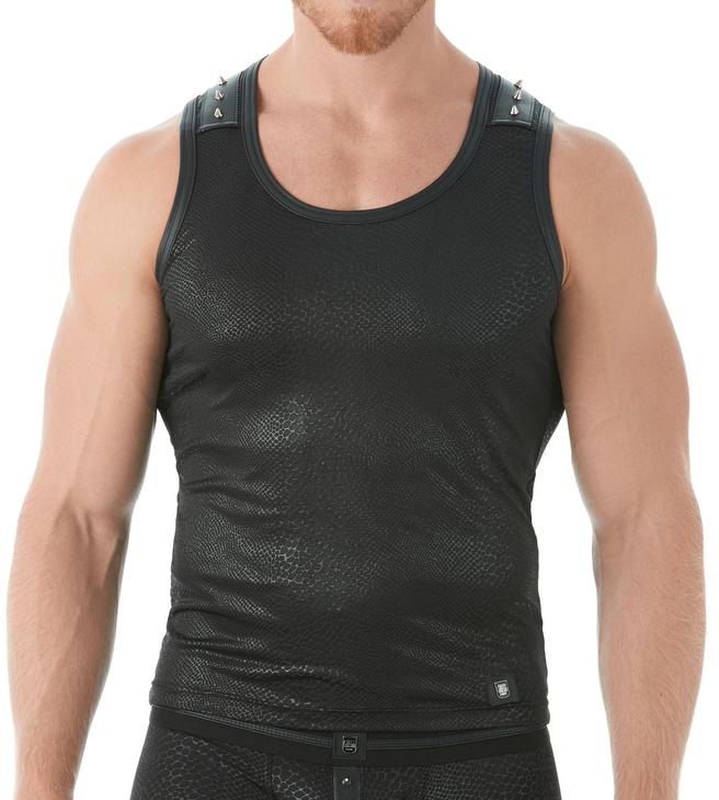 Gregg Homme Black Diablo Studded Tank Top