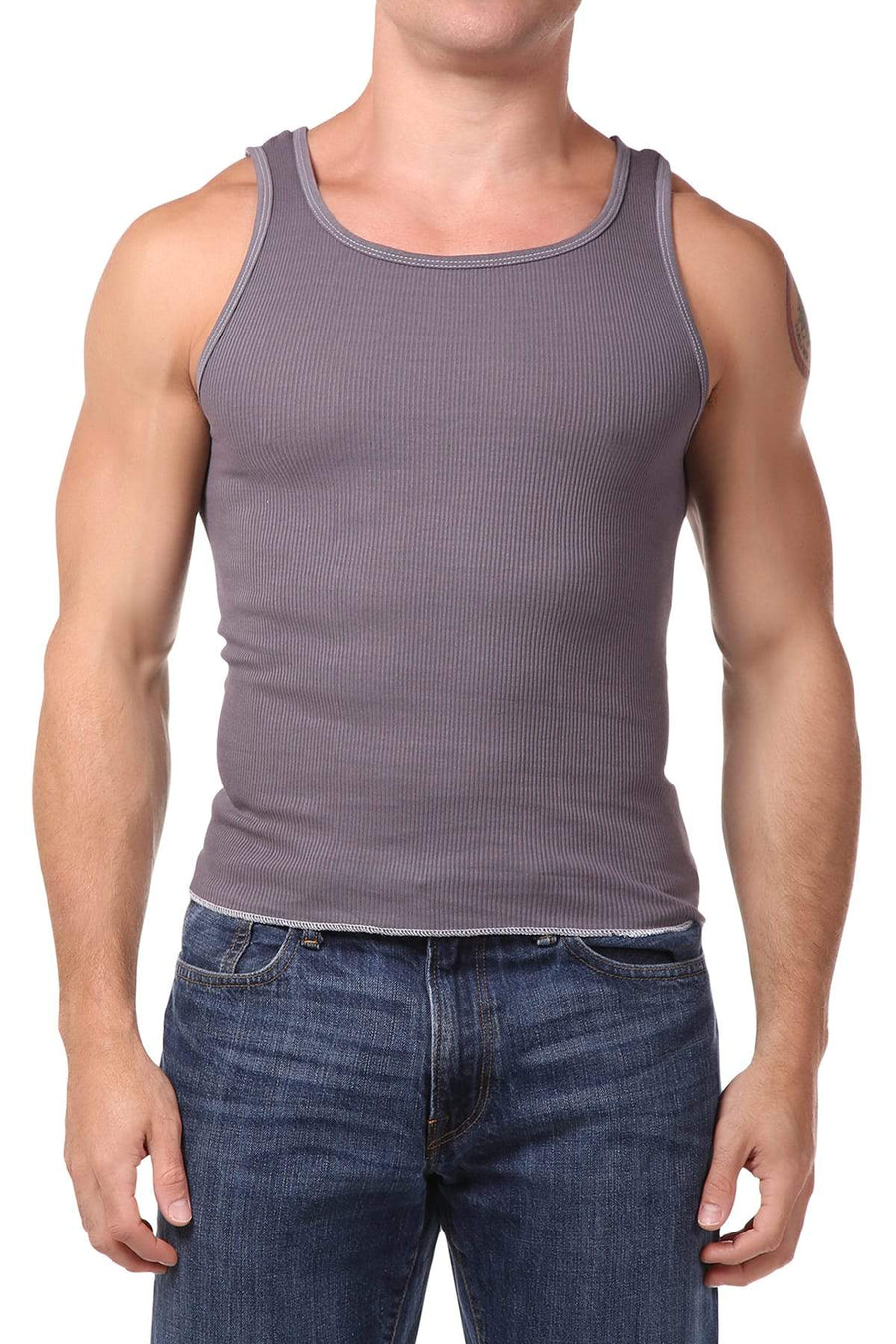 Y.M.L.A. Charcoal Tank Top