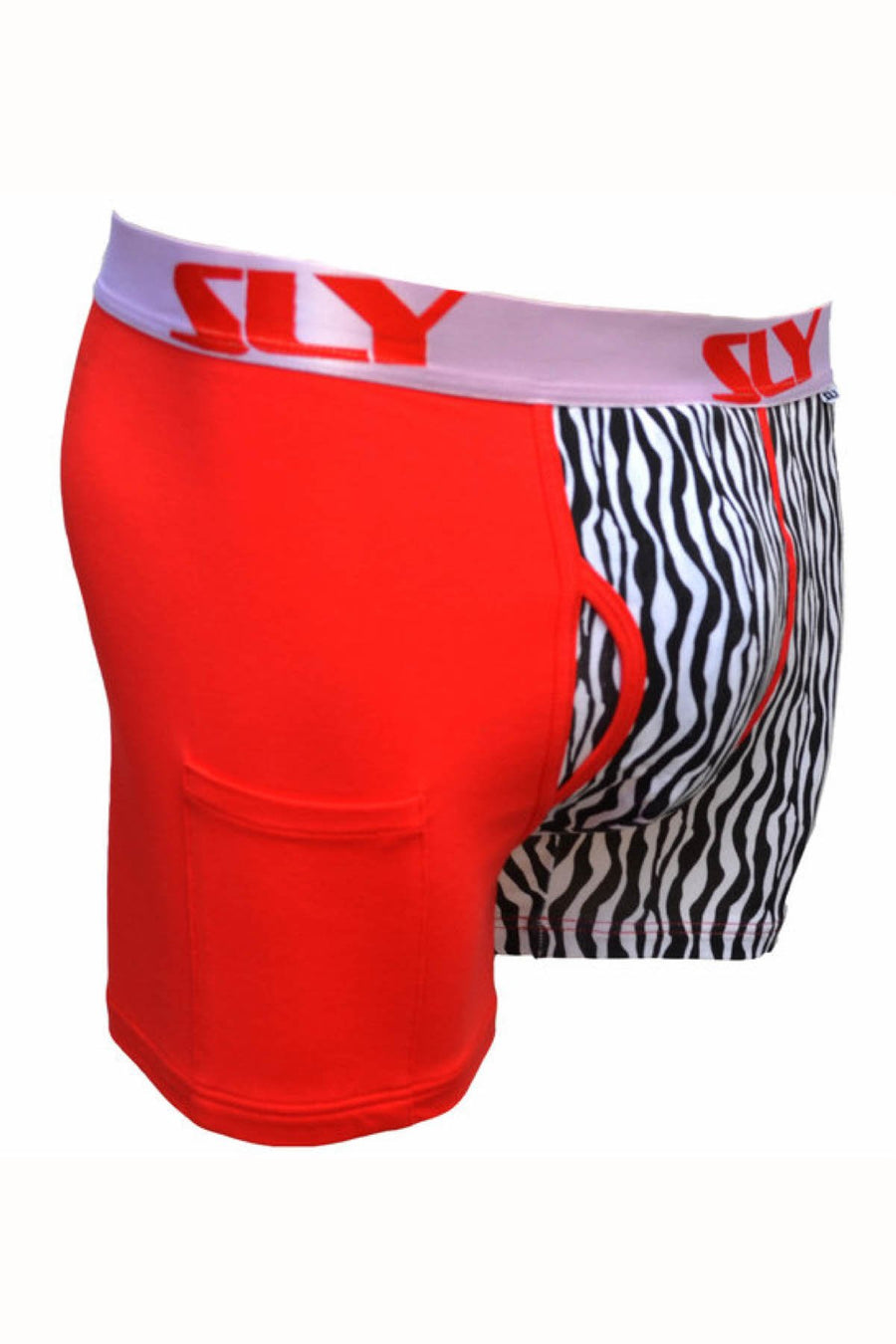 Sly Red & Black Urban Zoo Boxer Brief & Sock Pack