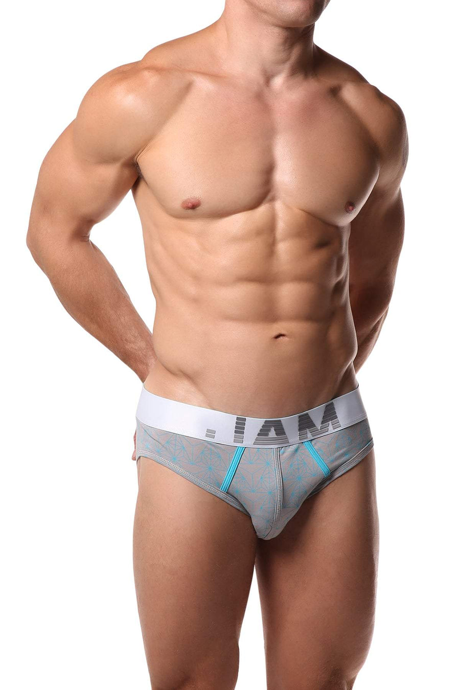 Jam Grey Blue Brief