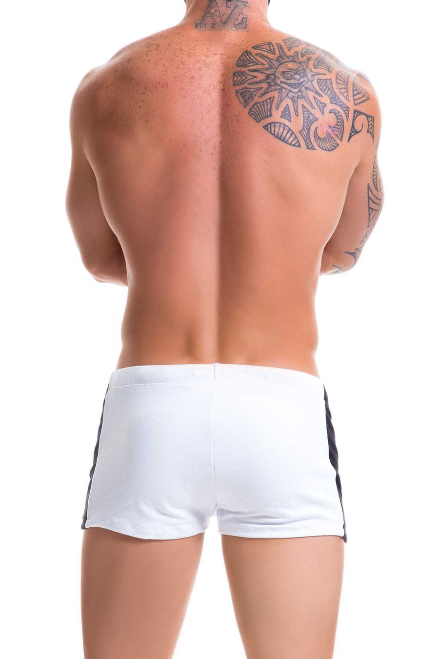 Jor White Warrior Athletic Mini-Short