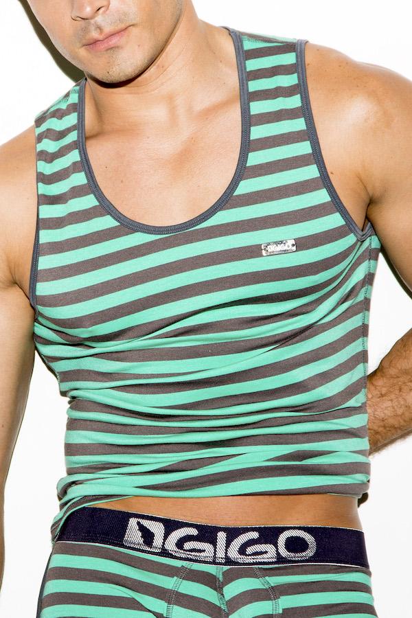 Gigo Green Sailor Tank Top