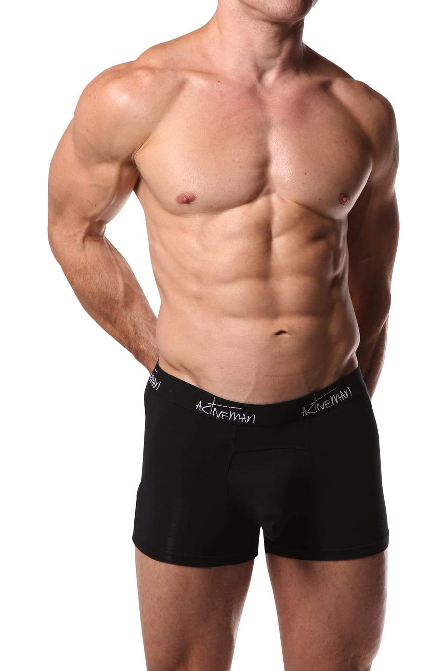 Activeman Black Modal Boxer Brief