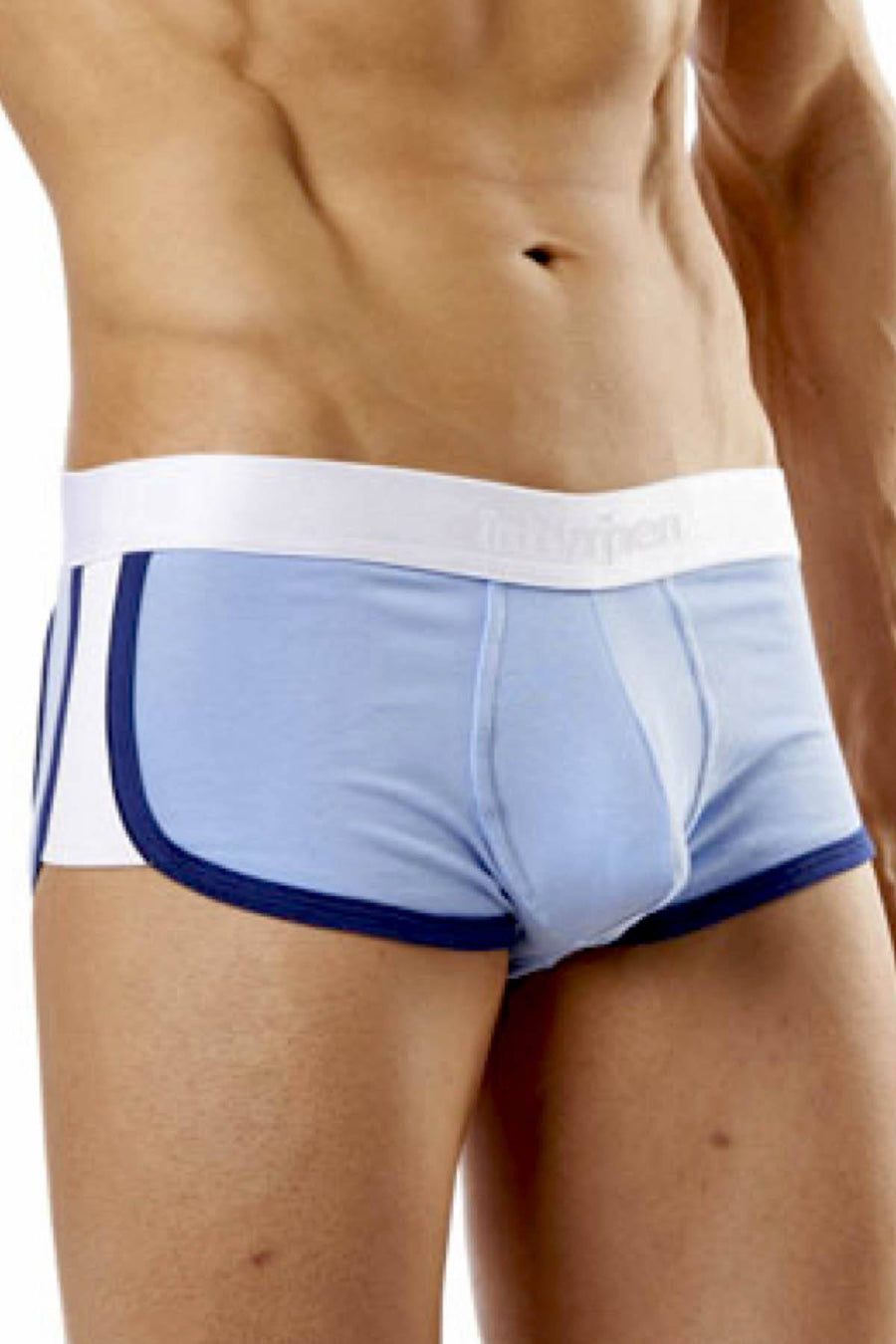 Intymen Light-Blue/White Skip Jock-Trunk