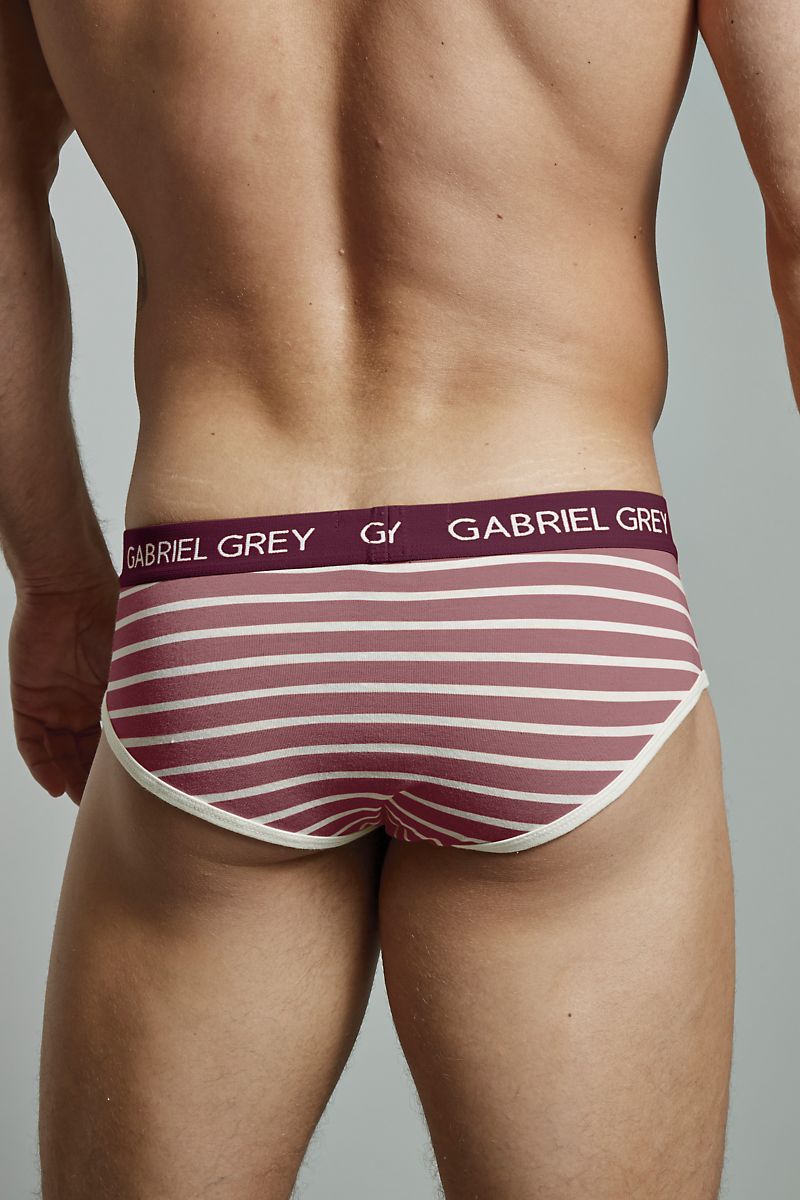 Gabriel Grey Sangria Polo Brief