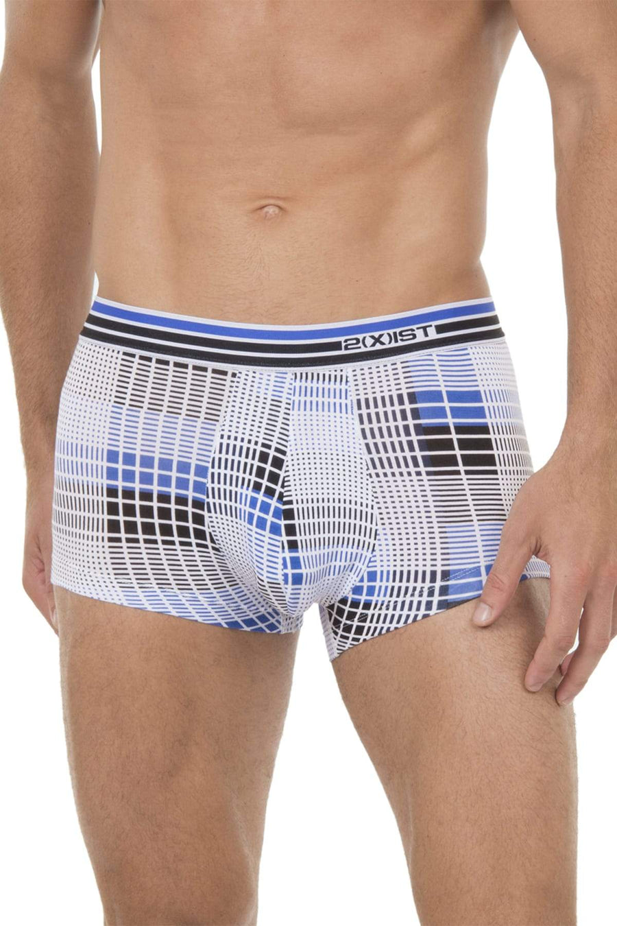 2(X)IST Plaid Black Mod Modal Trunk