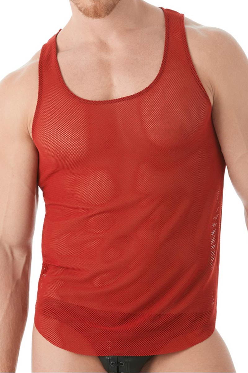Gregg Homme Red Player Mesh Tank Top