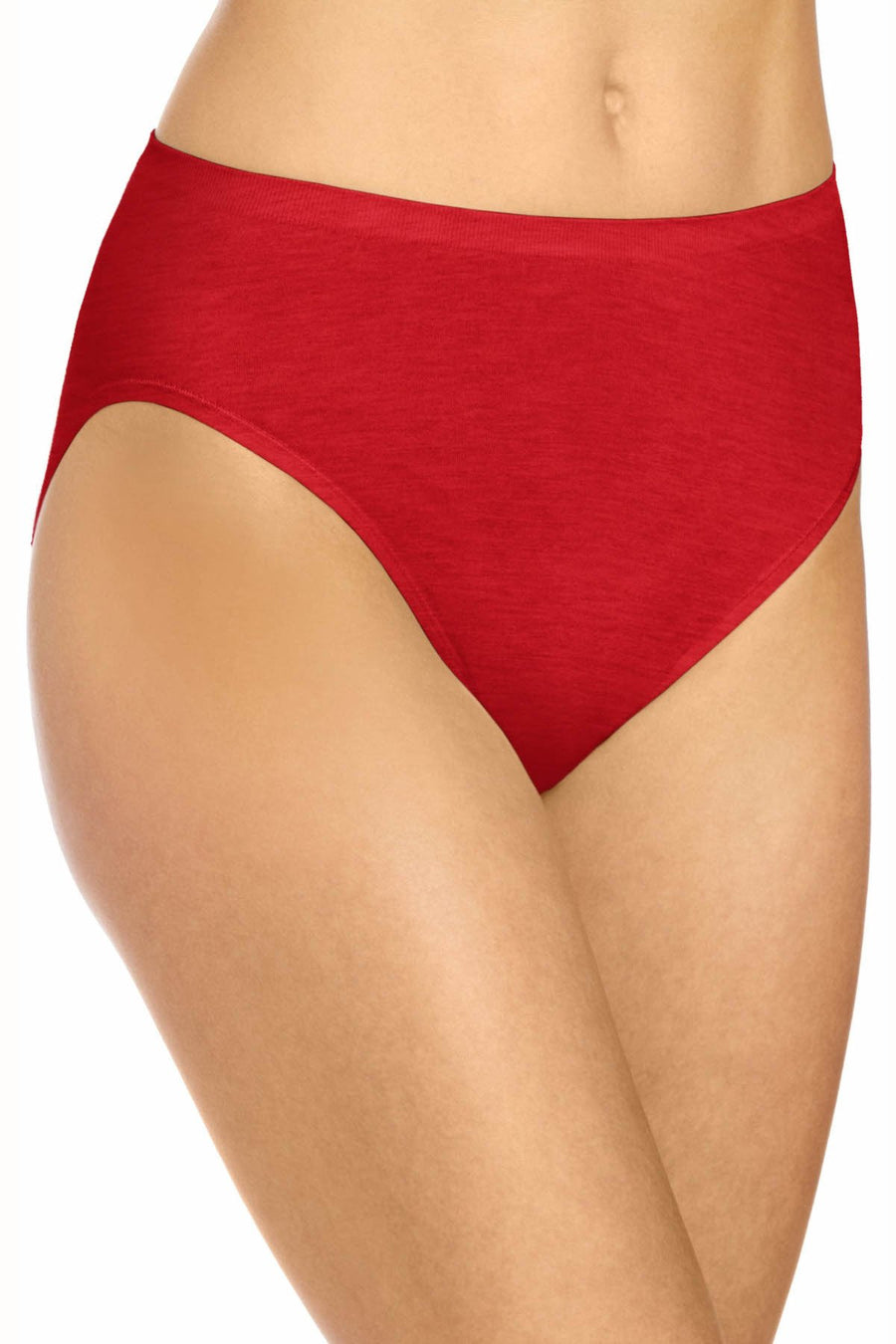 Vanity Fair Gallahad-Red Seamless Hi-Cut Strata Panty