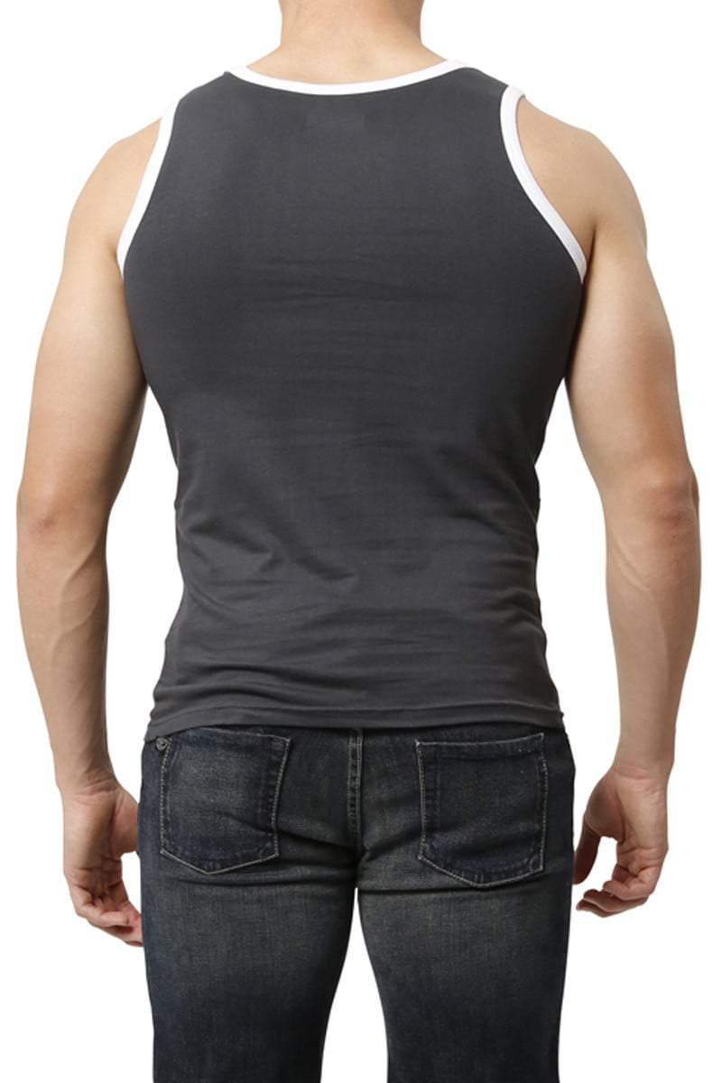 Body Tech Steel Grey Racetrack Tank