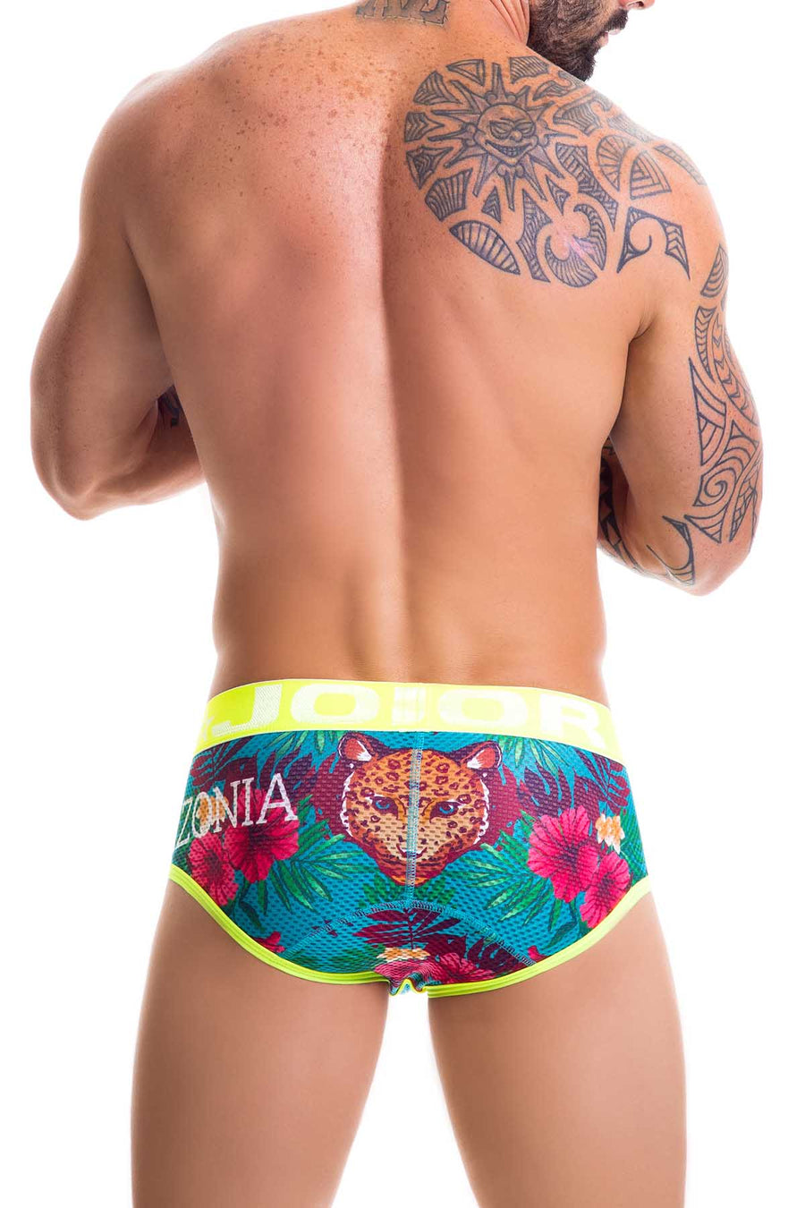 Jor Jungle-Print Amazonia Brief