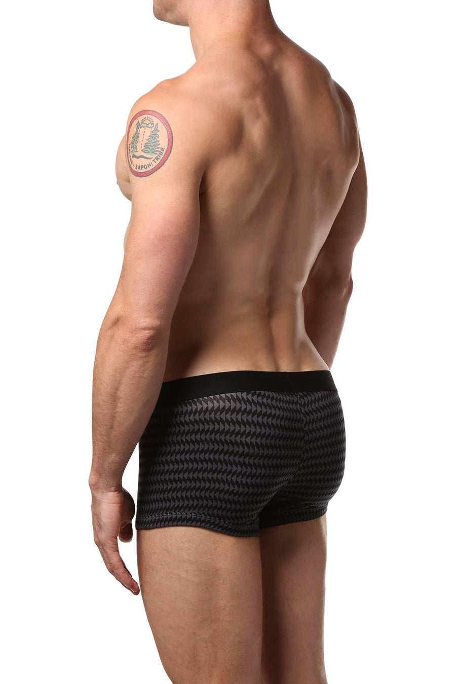 Papi Beet/Black/Print Brazilian Trunk 3-Pack