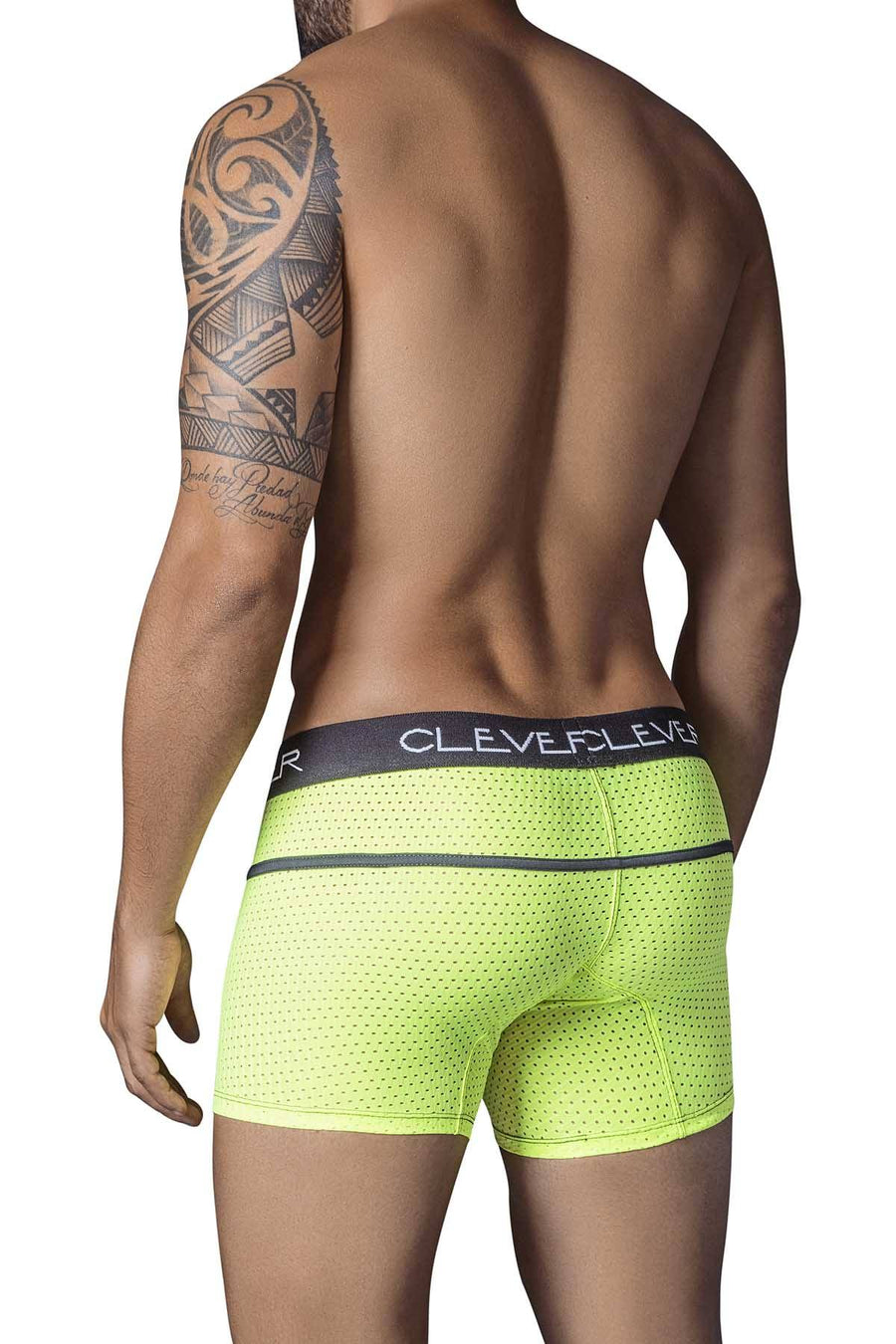 Clever Neon-Yellow Revolution Boxer Brief