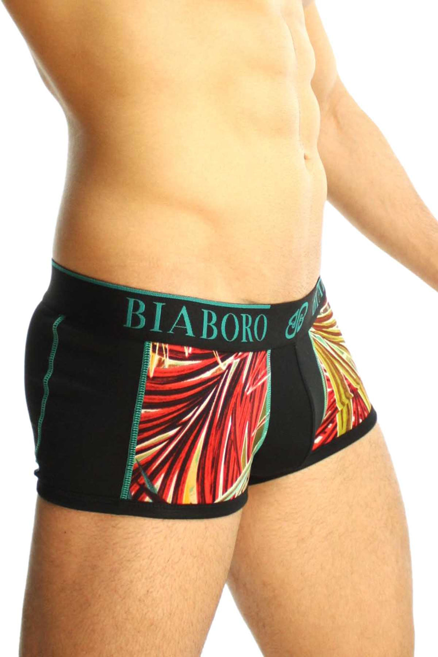 Black & Multi Firework Print Bamboo Trunk