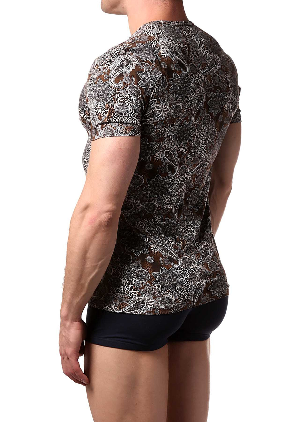 Doreanse Tropical-Dream Deep V-Neck Tee