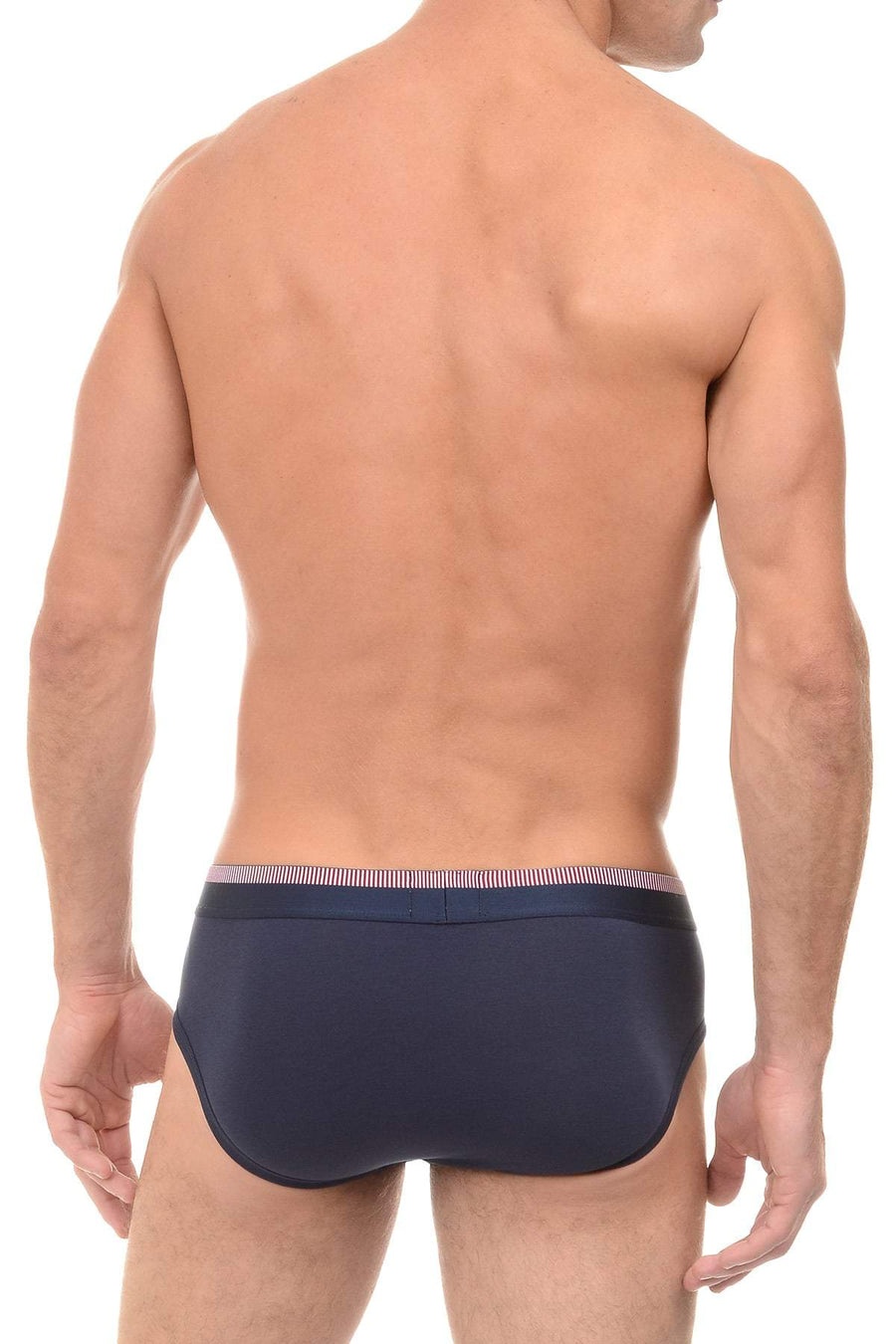 2(X)IST Navy Graphic Cotton Brief