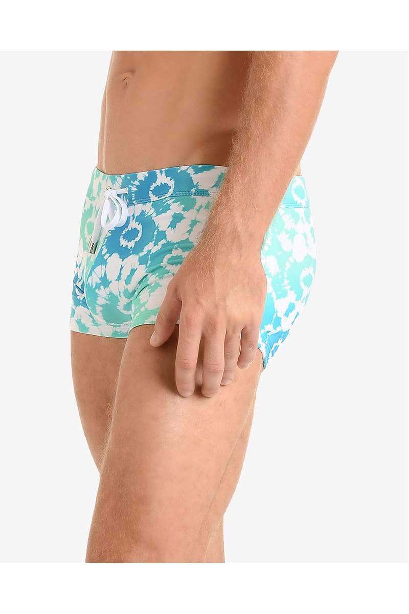 2(X)IST Aqua Tie-Dye Swim Trunk