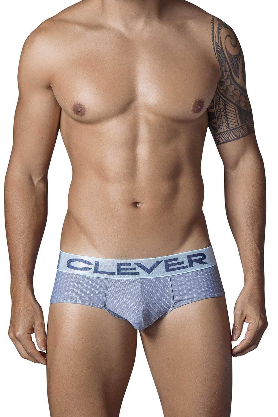 Clever Grey-Blue Jocker Classic Brief