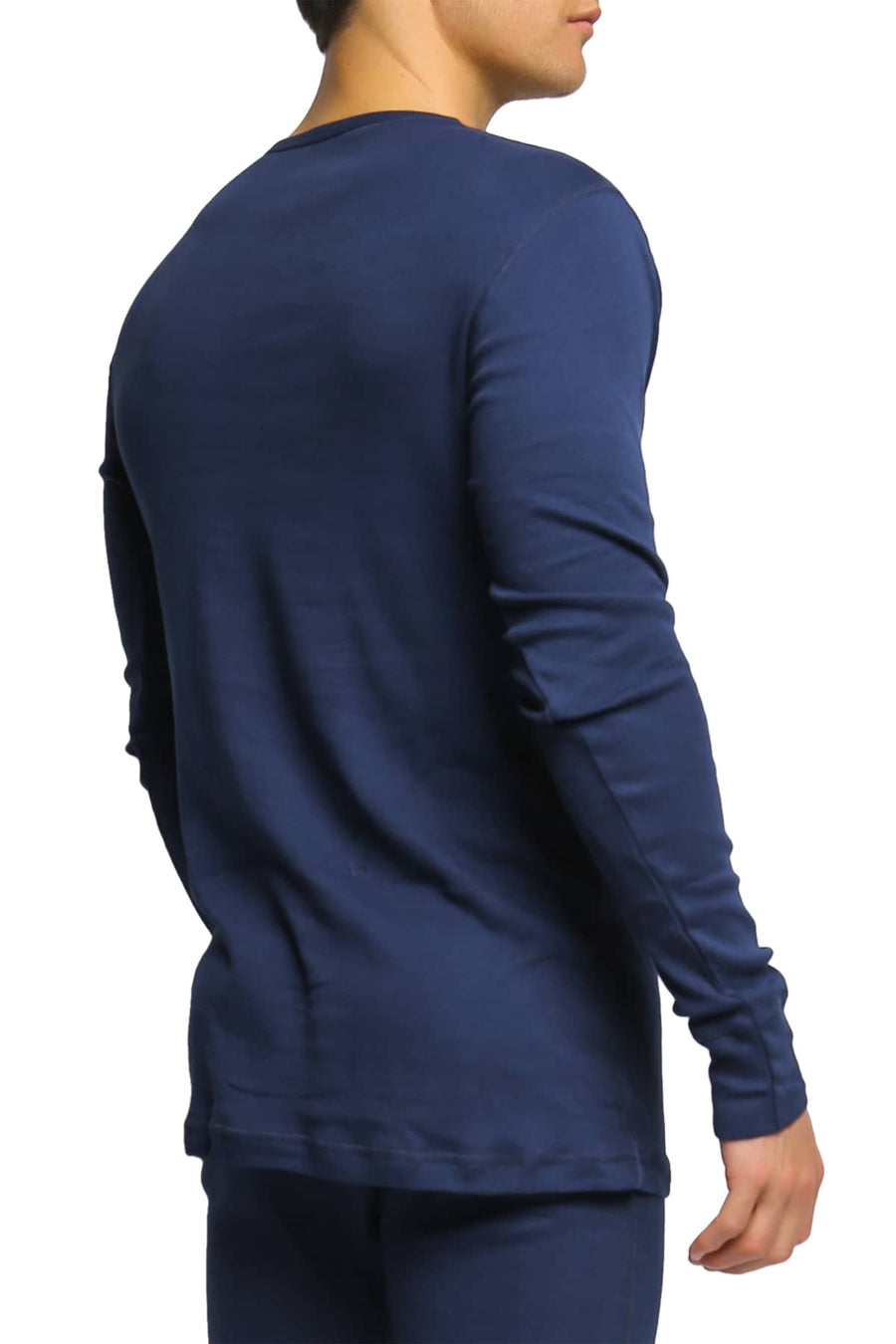 2(X)IST Navy Essential Long Sleeve Henley