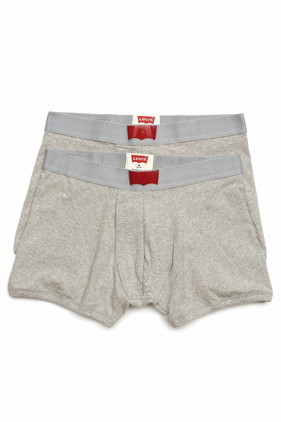 Levi's Heather-Grey 200 Series Cotton-Stretch Boxer Brief 2-Pack