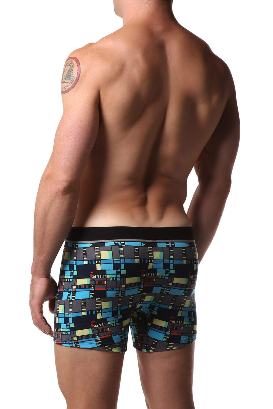 Unsimply Stitched Abstract Squares Trunk