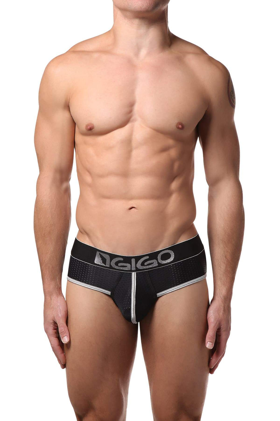 Gigo Black Hollow Jock Brief