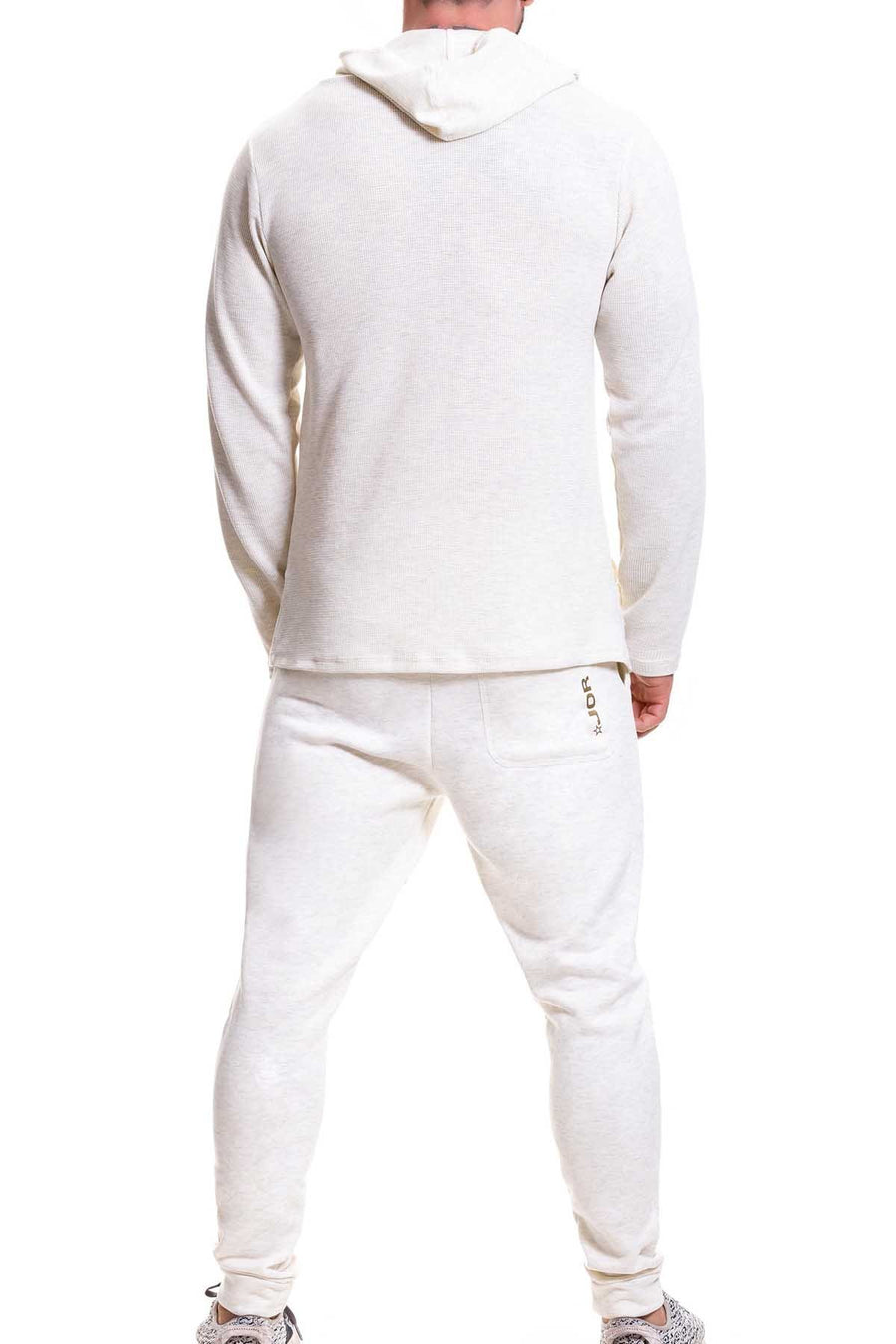 Jor Beige Monaco Hooded Zip-Jacket