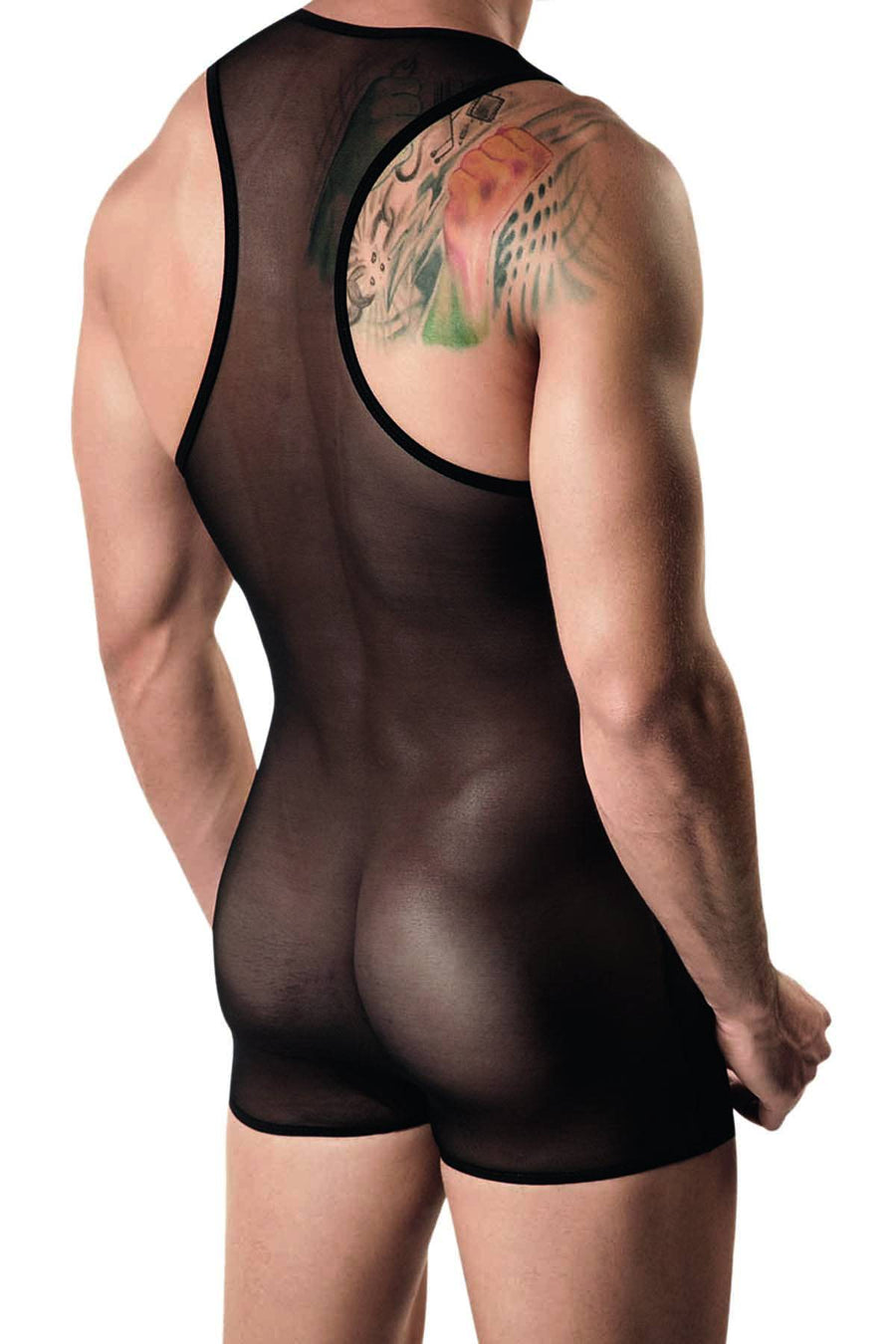 Pikante Black Silom Mesh Body Singlet