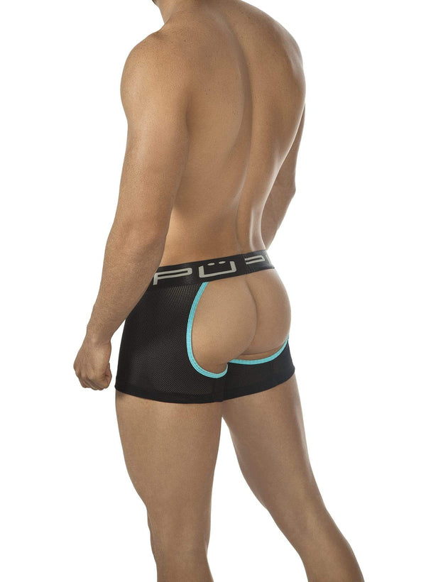 PPÜ Red/Black/Turquoise Jock-Trunk