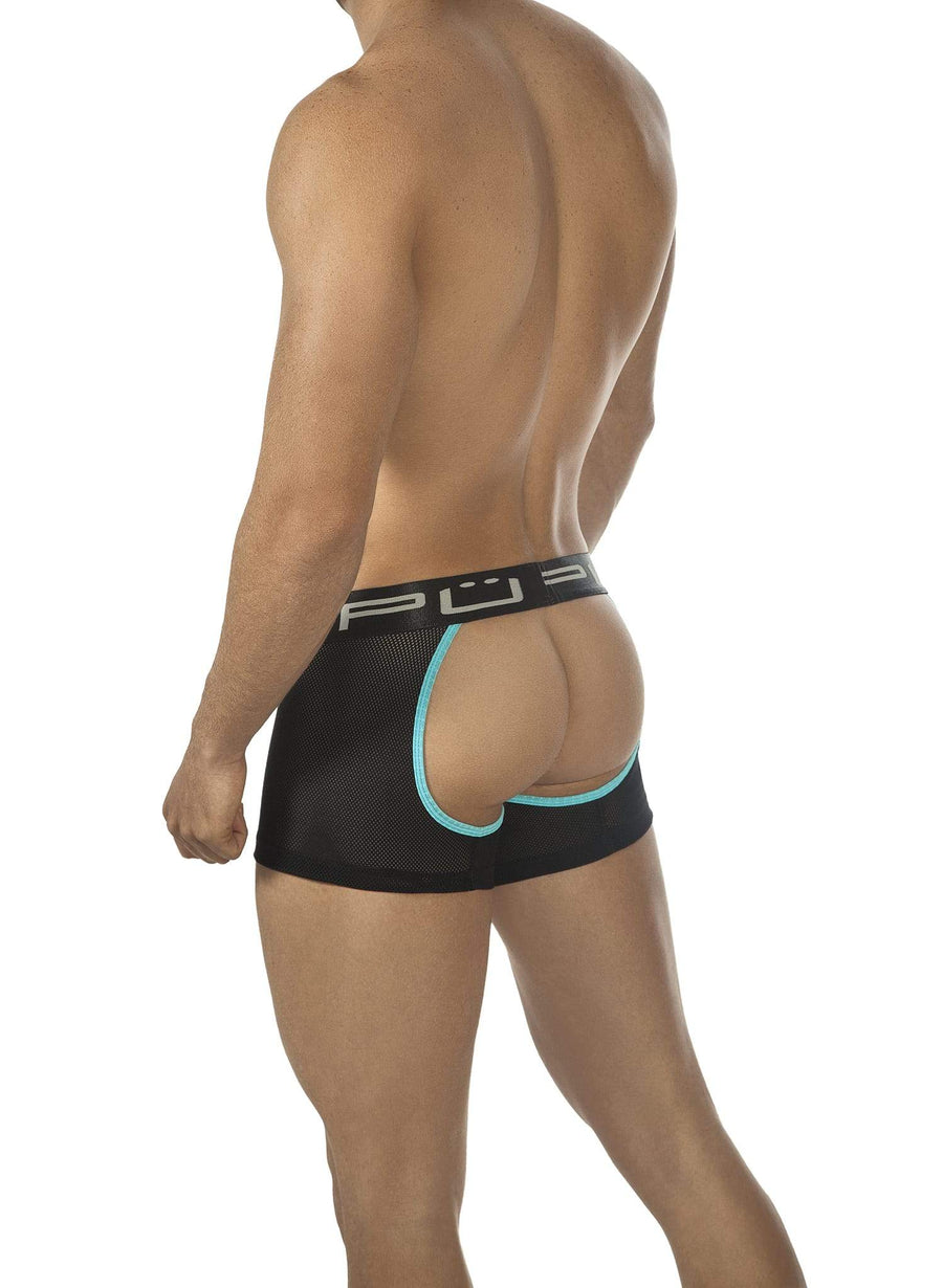 PPÜ Red/Black/Turquoise Jock-Trunk