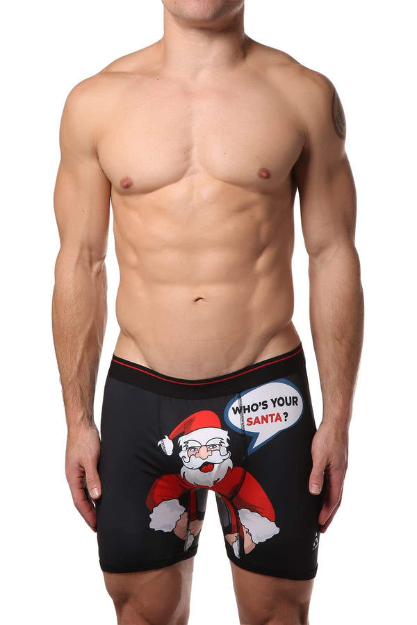 Balanced Tech Who's Your Santa Boxer Brief