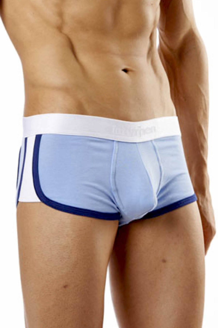 Intymen Light-Blue/White Skip Jock-Trunk