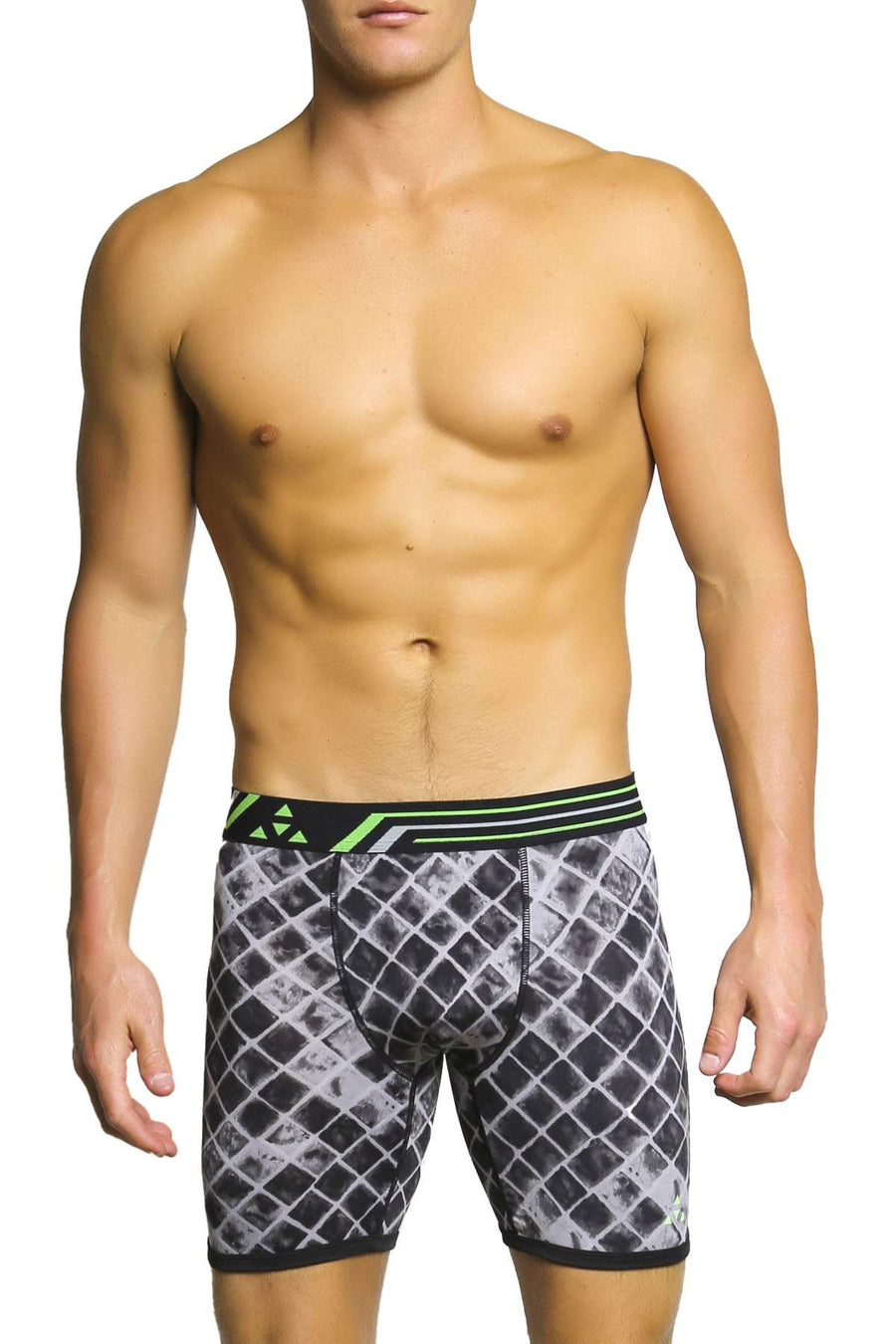 Balanced Tech Black Square Performance Boxer Brief