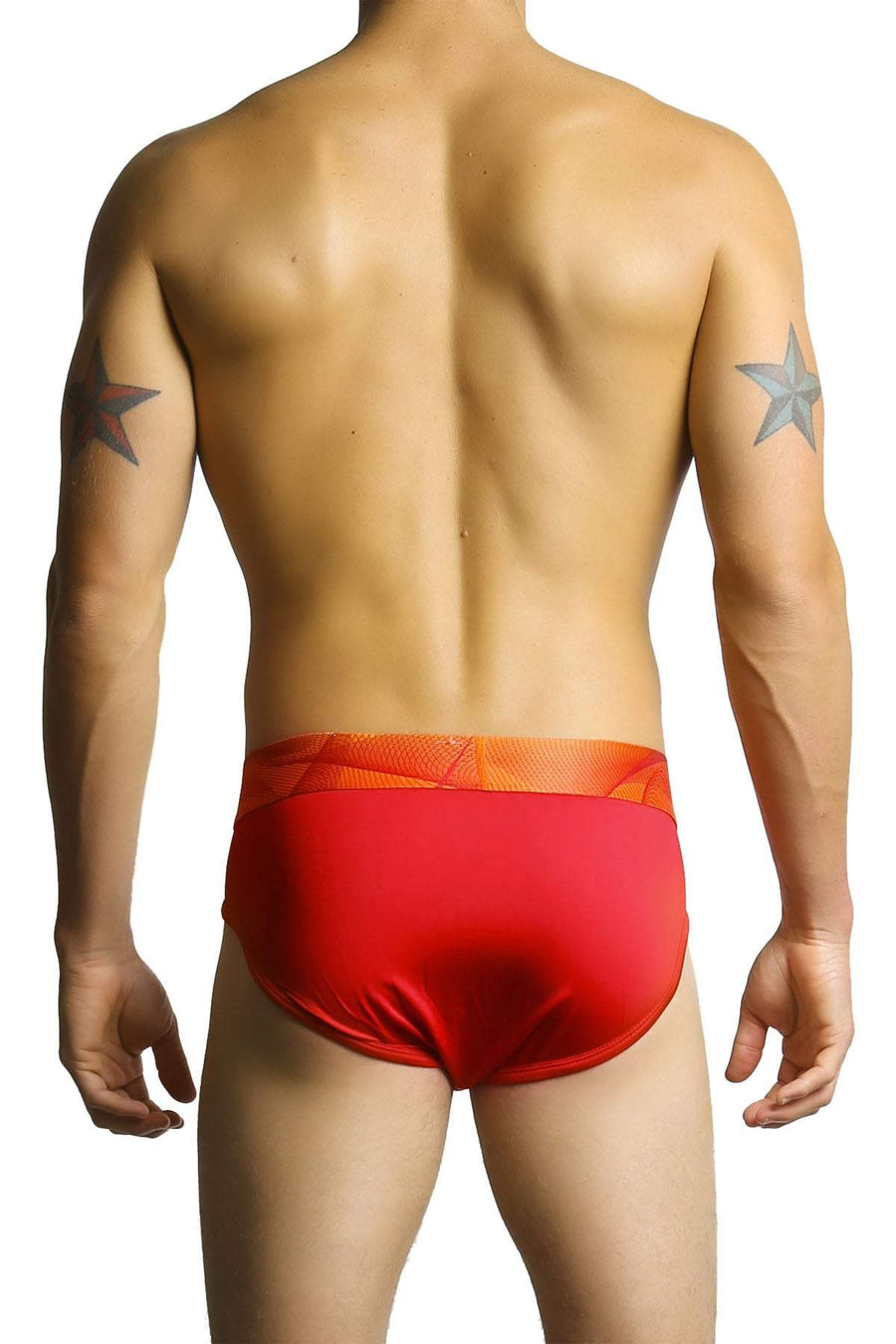 2-Pack Papi Orange & Red Microfusion Performance Brief