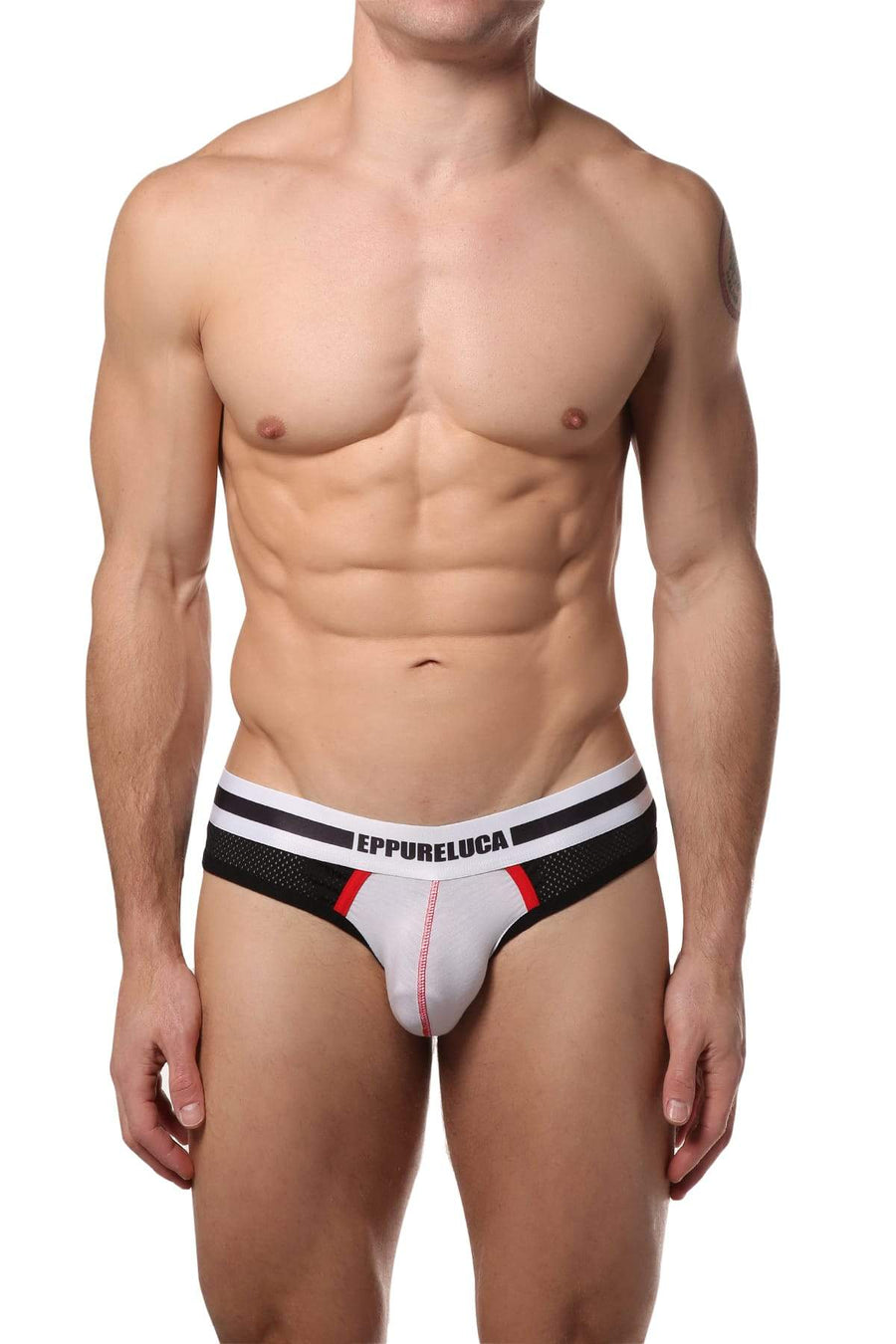 Eppure Luca Black Massimo Low-Rise Jock-Brief