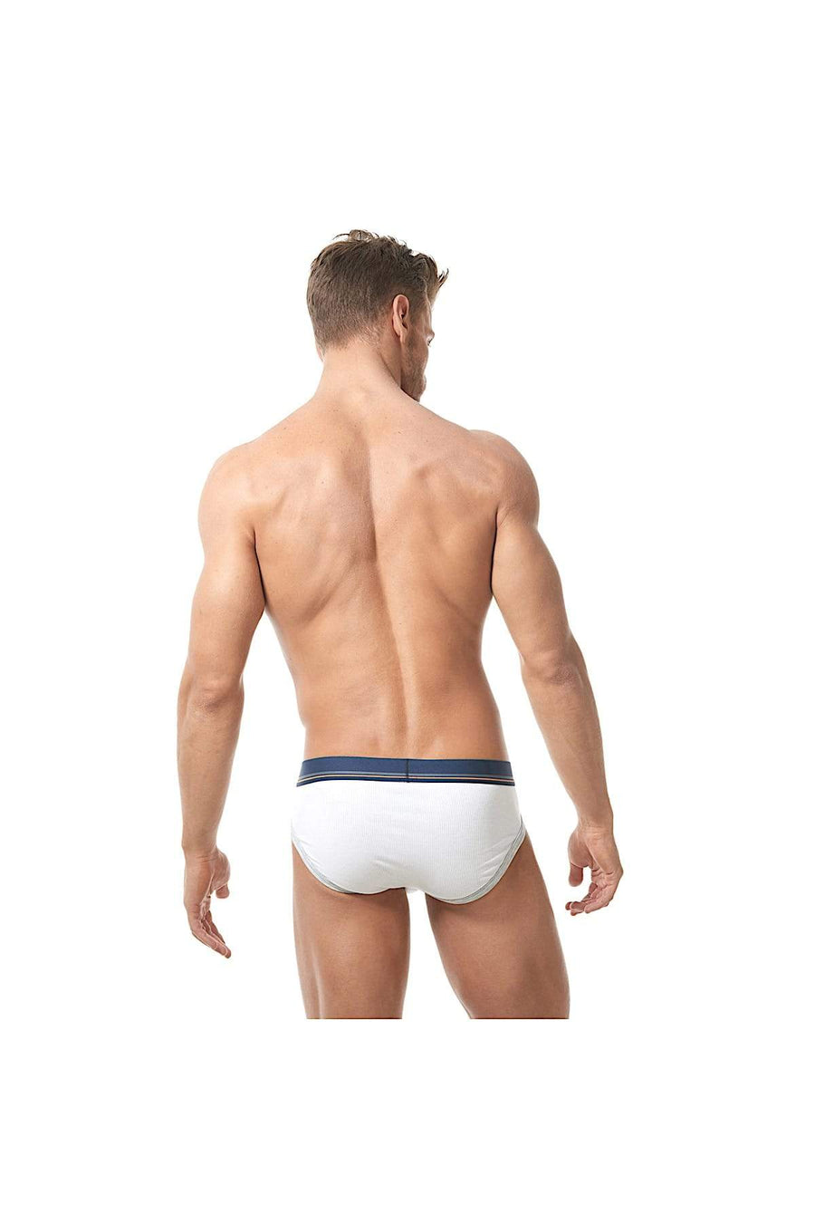 Gregg Homme White Sense Ribbed Modal Brief