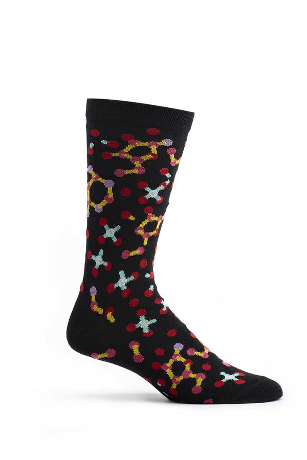 Ozone Black Atp Nucleotide Calf Sock