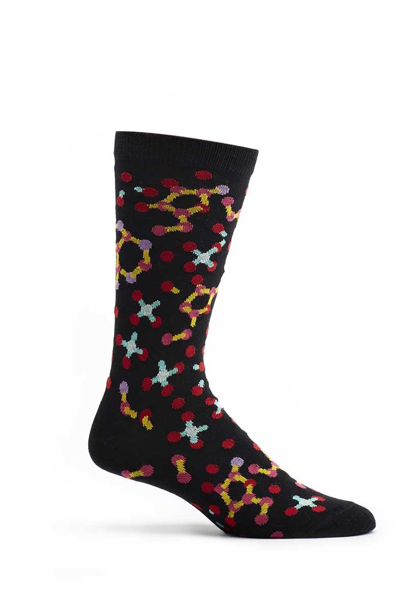 Ozone Black Atp Nucleotide Calf Sock