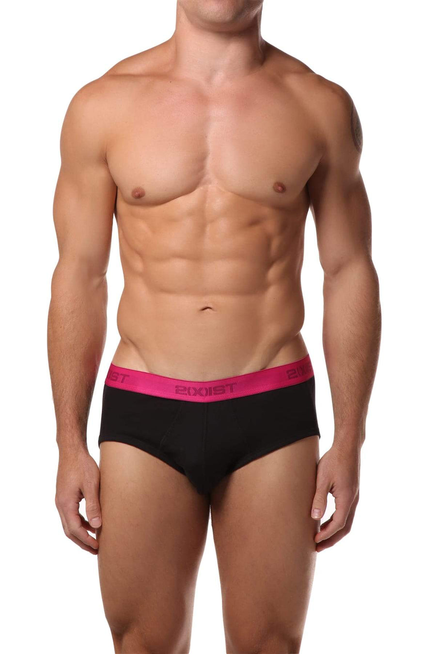 2(X)IST Dark Blue/Black/Light Blue Essential Contour Pouch Brief 3-Pack