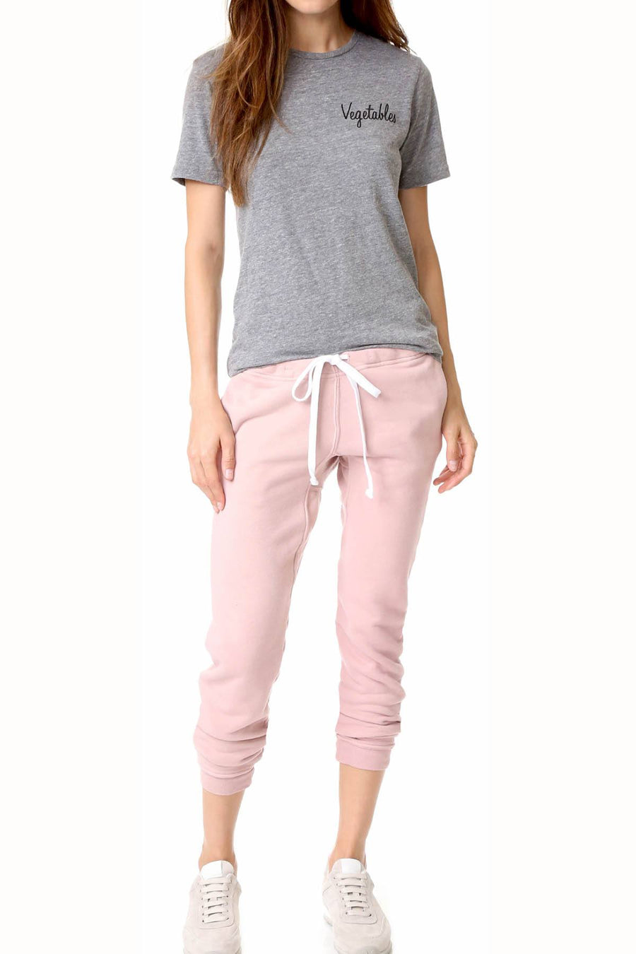 Rxmance Unisex Grey Veggies Crew Tee