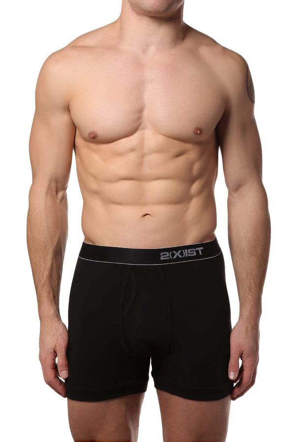 2(X)IST Black Pima Stretch Boxer