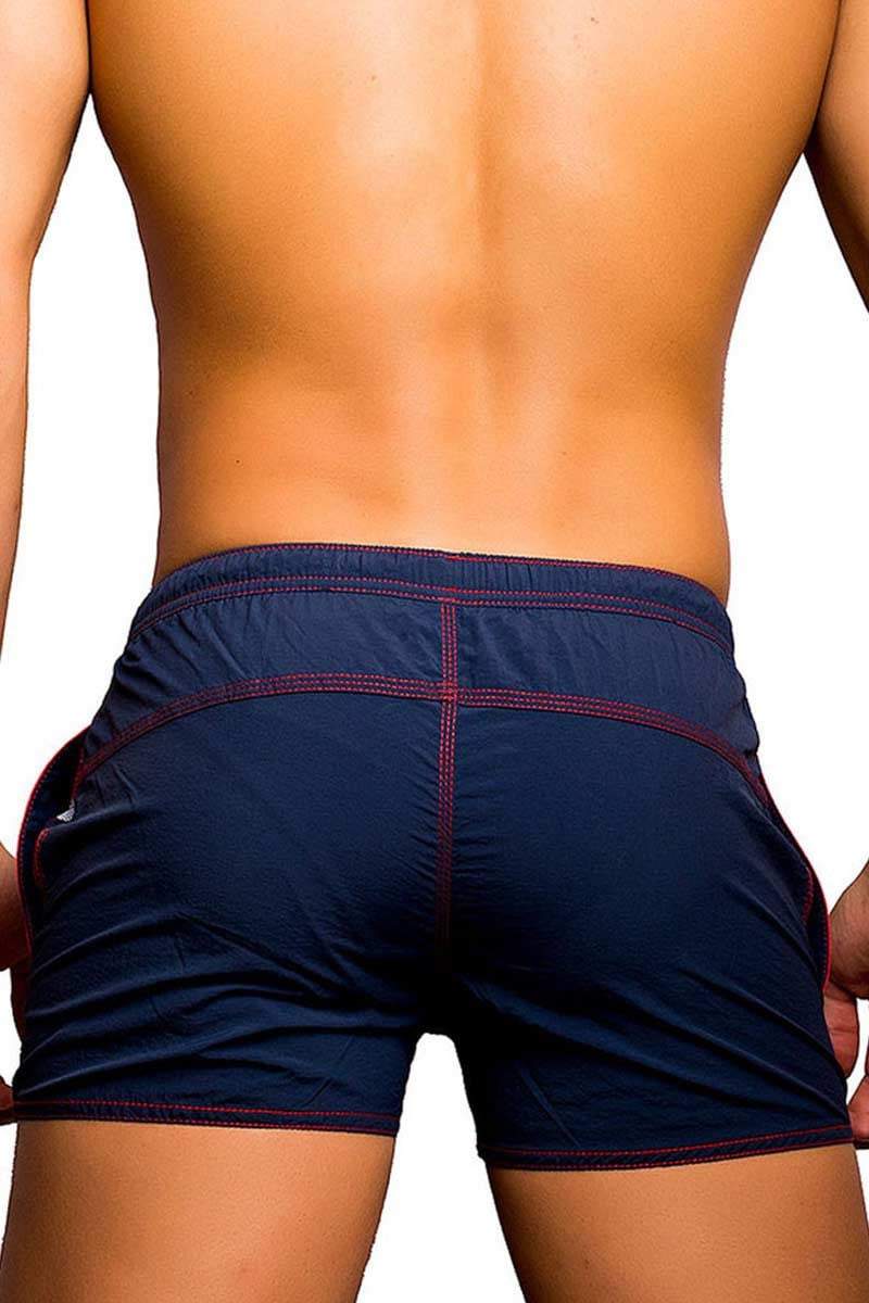 BWET Navy & Red Gordon Swim Short