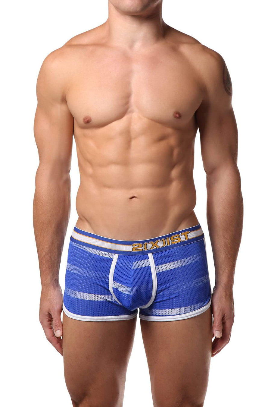 2(X)IST Colbat Blue Rugby No-Show Trunk